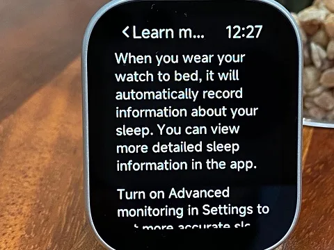 Redmi Watch 5 Active Review Sleep Info Screen