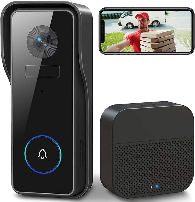 Best Video Doorbell UK Without Subscription 4 xtu no subscription door bell